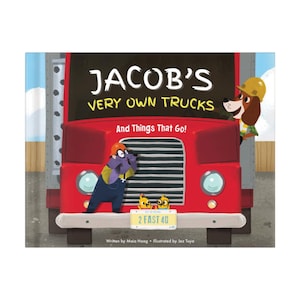 Newborn Gift | Baby Gift | Birthday Gift for Boys | Personalized Children's Book | 1st Birthday Gift | My Very Own Trucks