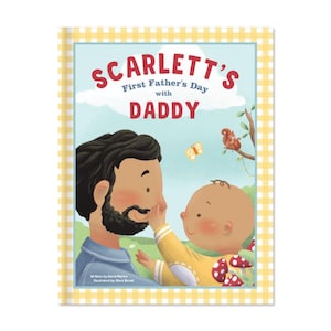 First Father's Day Gift | Father's Day Gift | Gift for Dad | Baby’s First Father’s Day with Daddy Personalized Children's Book