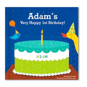 Baby&#39;s 1st Birthday | First Birthday Book for BOYS | Gift for Birthday | My Very Happy Birthday Personalized Children&#39;s Book