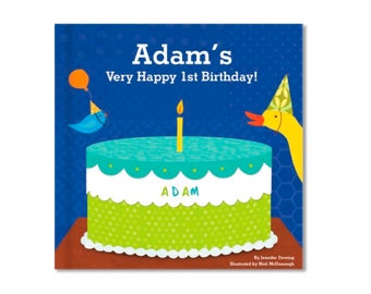 Baby's 1st Birthday | First Birthday Book for BOYS | Personalized Children's Book | Gift for Birthday | My Very Happy Birthday