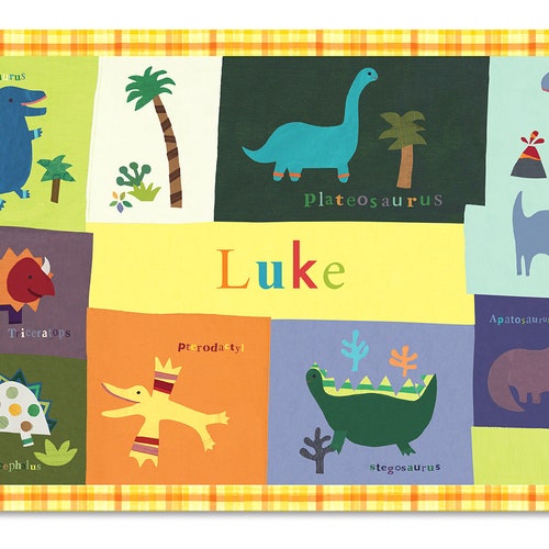 Personalized Placemat for Kids Placemat With Name Etsy