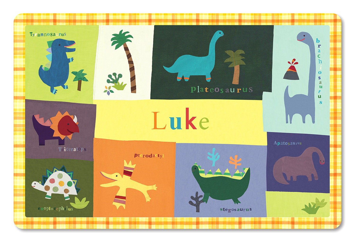 Personalized Placemat for Kids Placemat With Name PL108 Etsy