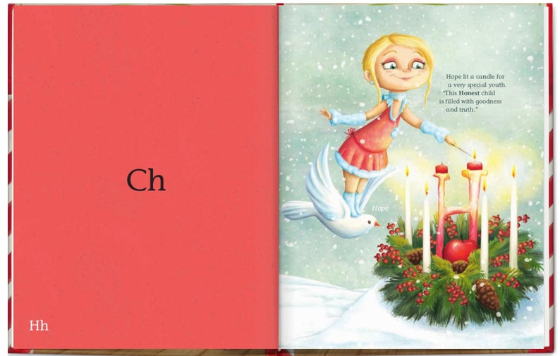 Baby's First Christmas Newborn Gift Christmas Gift Boy Christmas Gift Girl My Very Own Christmas Personalized Children's Book image 4