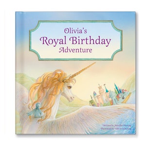 Birthday Gift for Boy Birthday Gift for Girl Gift for Birthday My Royal Birthday Adventure Personalized Children's Book image 1