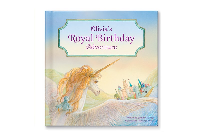 Birthday Gift for Boy Birthday Gift for Girl Gift for Birthday My Royal Birthday Adventure Personalized Children's Book image 1