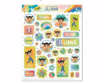 Pegatinas personalizadas para niños, Pegatinas personalizadas, Pegatinas de nombre, Etiquetas escolares, Etiquetas de nombre