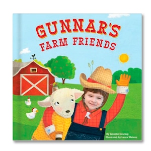 Baby Gift | Baby&#39;s 1st Birthday | Gift for Birthday | Newborn Gift | Gift for Baby | My Farm Friends Personalized Children&#39;s Book