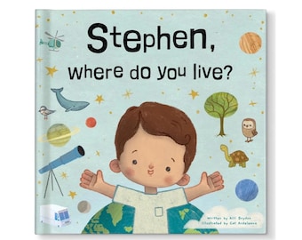 Gift for Birthday | Birthday Gift for Boy | Birthday Gift for Boy Girl | Where Do You Live? Personalized Children's Book