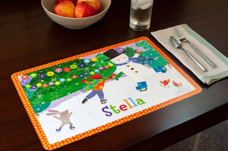 Personalized Placemat for Kids Placemat With Name PL420 Etsy