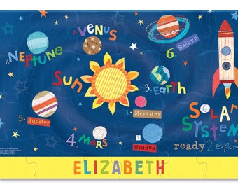 Personalized Puzzle for Kids | Name Puzzle | 24 Piece Jigsaw Puzzle | Customized Puzzle | 1st Birthday