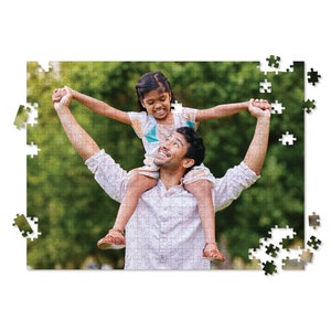 Photo Personalized Puzzle | Custom Puzzle | 500 Piece Puzzle | 1000 Piece Puzzle | 24 Piece Puzzle | Jigsaw Puzzle | Gift for Father&#39;s Day