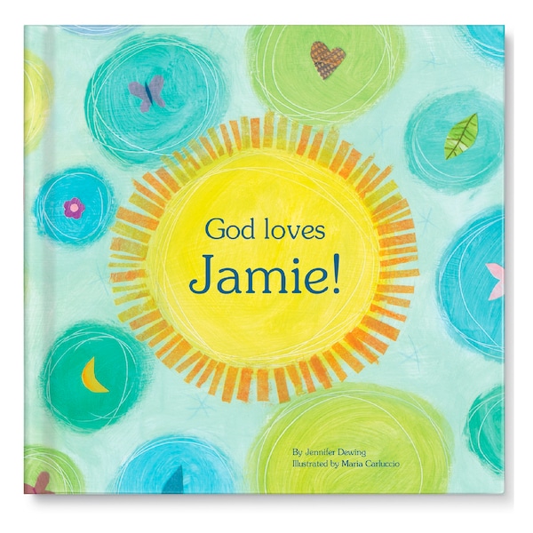 Christening Gift | Baptism Gift Boy | Baptism Gift Girl | Gift for Baptism | God Loves You Personalized Children's Book