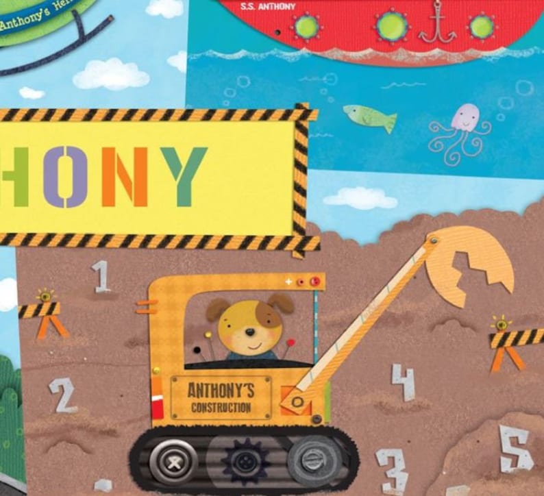 Personalized Placemat for Kids Placemat With Name PL275 Etsy