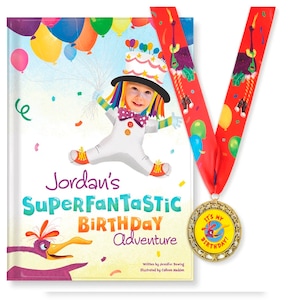 Birthday Gift for Boy | Birthday Gift for Girl | 1st Birthday Gift | SuperFantastic Birthday Adventure Personalized Children's Book