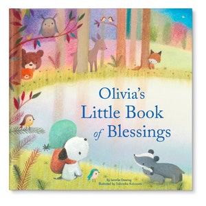 Christening Gift | Baptism Gift | Custom Baby Book | My Little Book of Blessings Personalized Children's Book