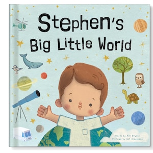 Gift for Birthday | Birthday Gift for Boy | Birthday Gift for Boy Girl | My Big Little World Personalized Children's Book