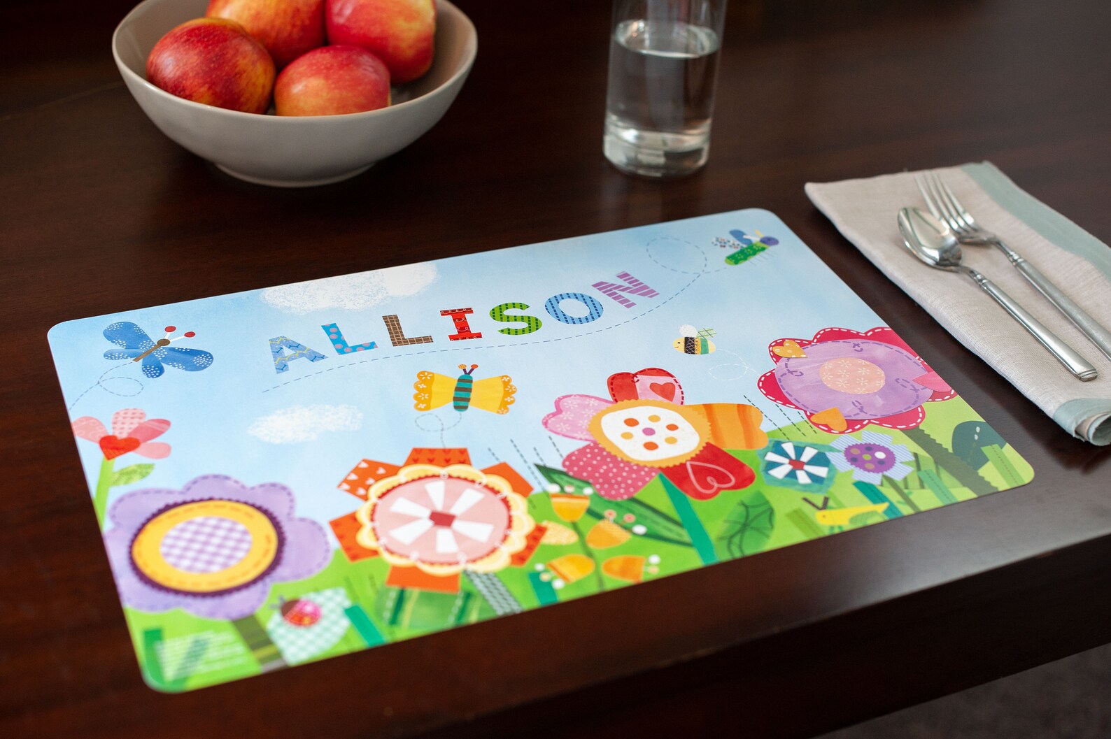 Kids Placement Personalized Custom Dining Placemat Party Etsy