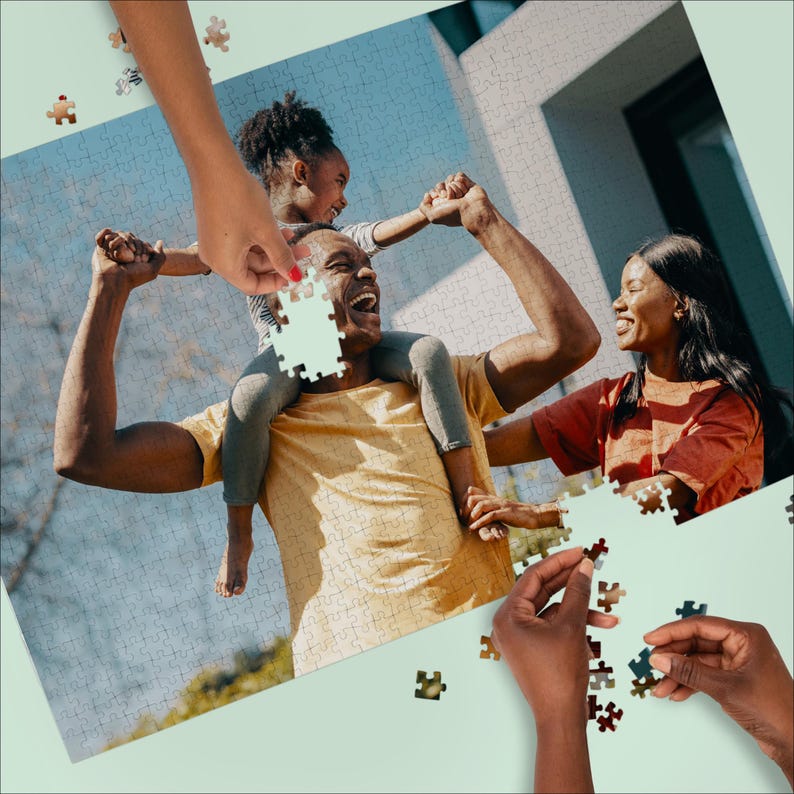 Photo Personalized Puzzle | Custom Puzzle | 500 Piece Puzzle | 1000 Piece Puzzle | 30 Piece Puzzle | Jigsaw Puzzle image 2