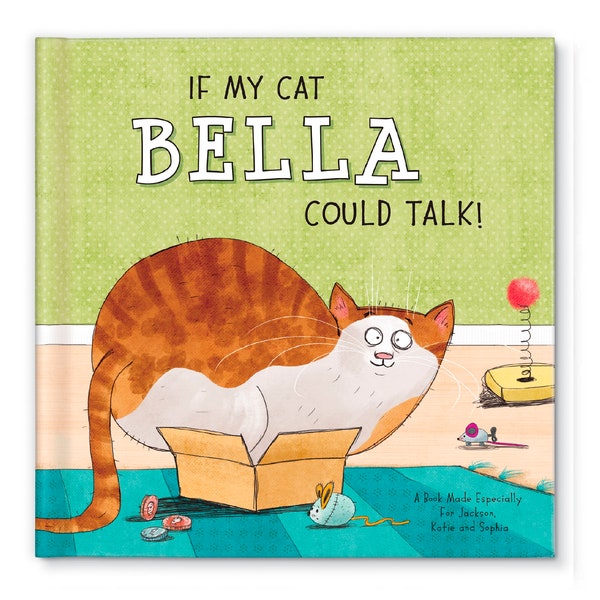 Personalized Pet Gift | Gift for Cat Lovers | Personalized Cat | If My Cat Could Talk! Personalized Book