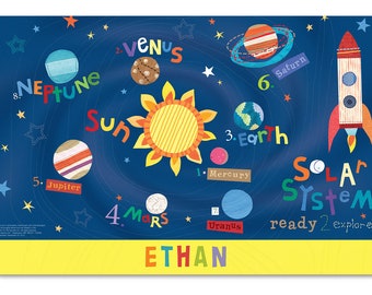 Personalized Placemat for Kids | Placemat with Name | Personalized Place Mat with Name