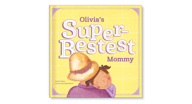 Mother's Day Gift for Mom 1st Mother's Day First Mother's Day Gift for Mom Super-Bestest Personalized Book Children's Books image 9