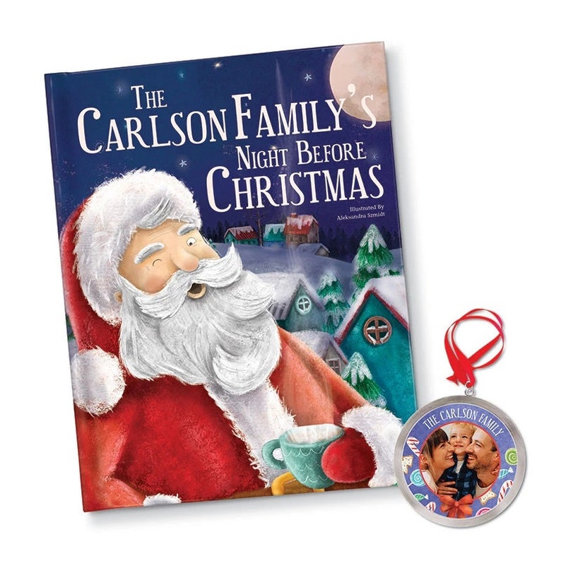 The Carlson Family's Night Before Christmas customizable story for families