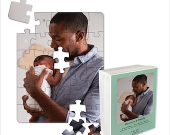 Photo Personalized Puzzle | Custom Puzzle | 500 Piece Puzzle | 1000 Piece Puzzle | 30 Piece Puzzle | Jigsaw Puzzle | Gift for Father's Day