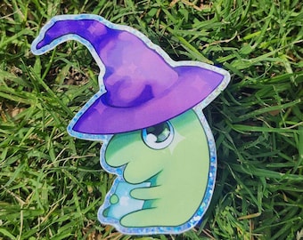 Glep Smiling Friends Glitter Vinyl Sticker