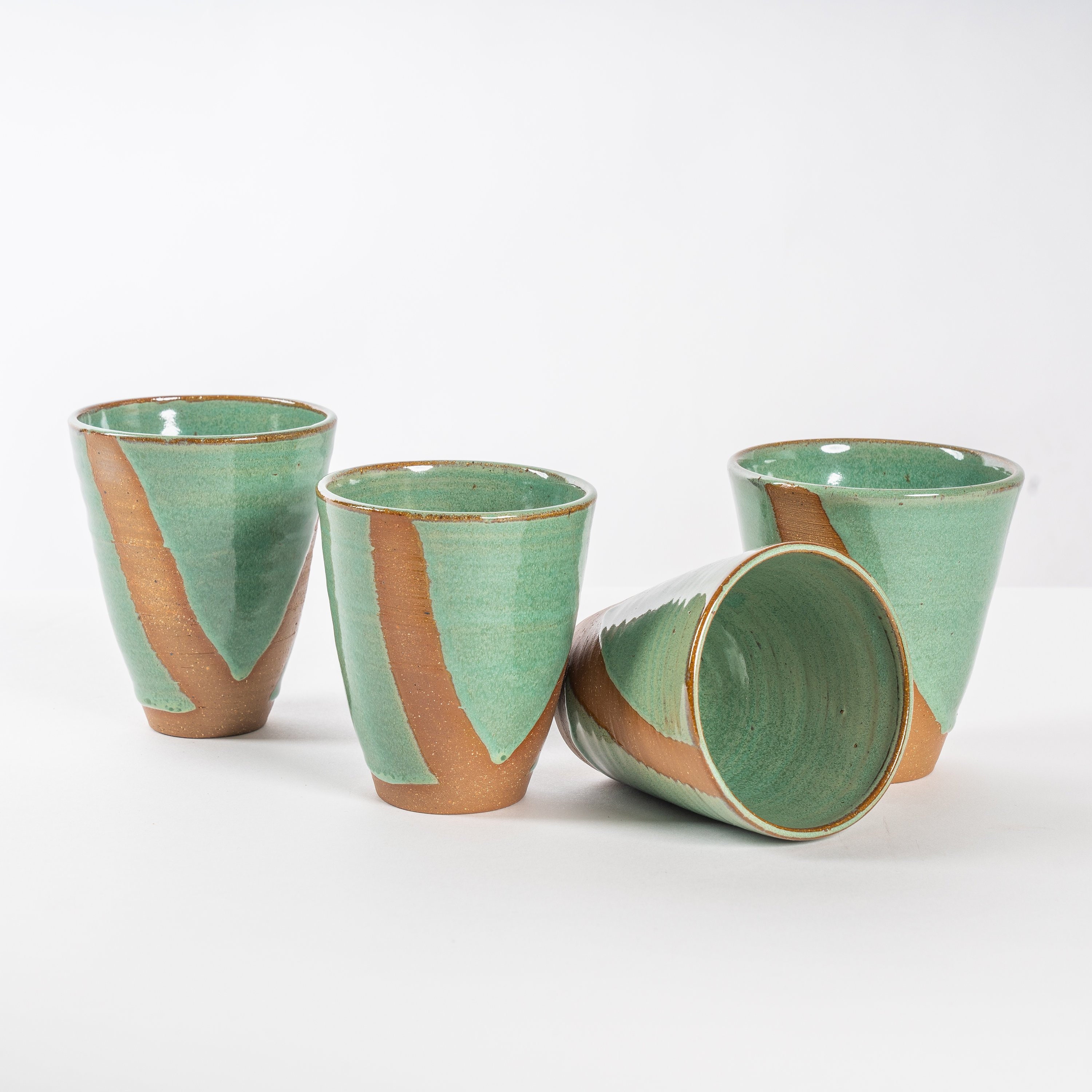 Robin's Egg Tumbler Set of 4