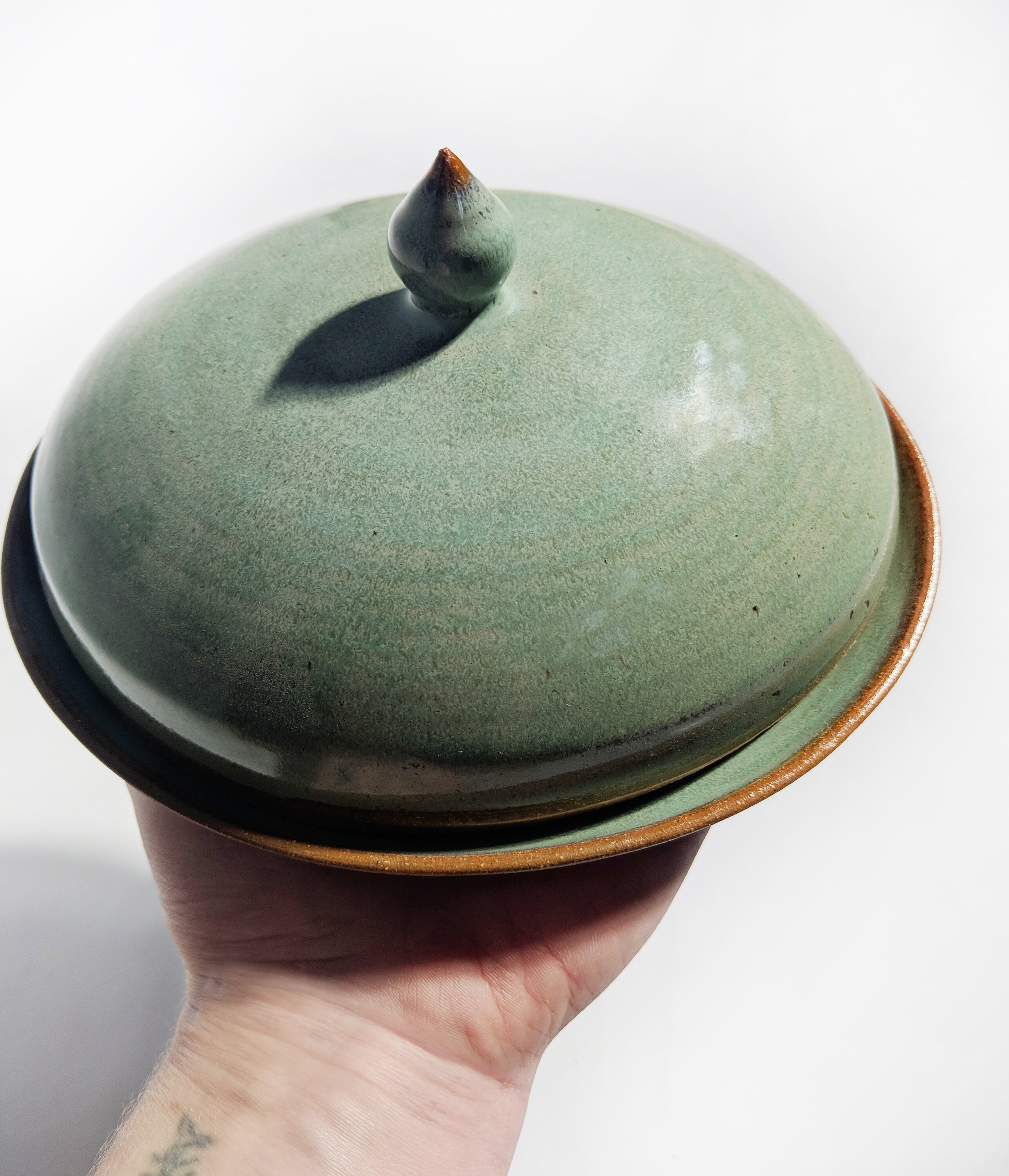 Robin's Egg Butter Dish