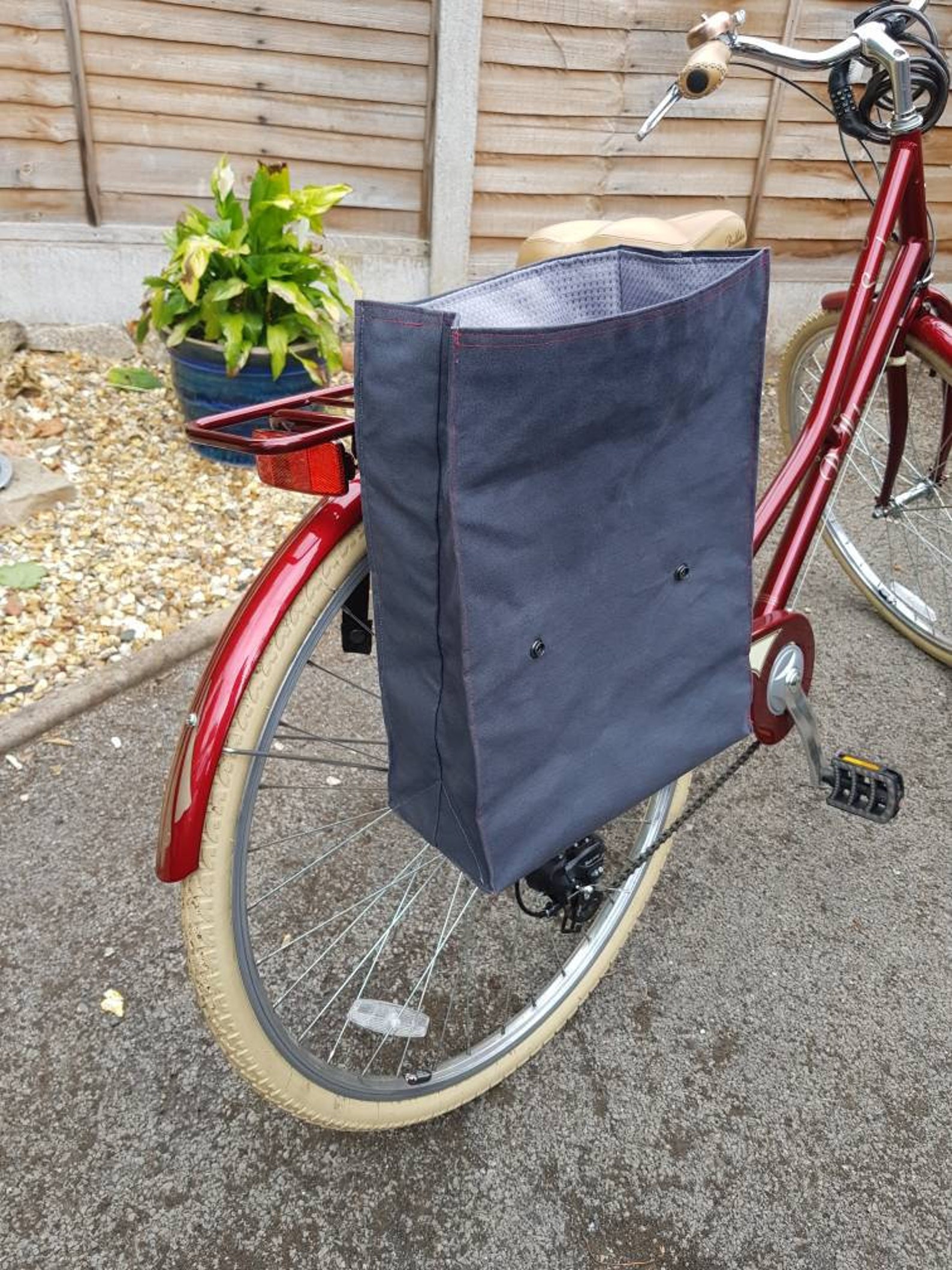 impression sur toile bicyclette