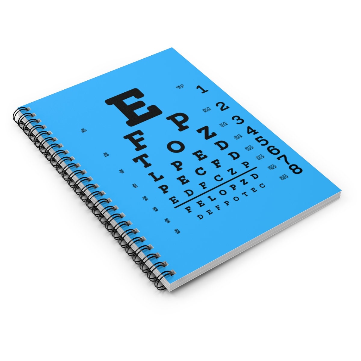 Eye Chart Journal, Snellen Chart Journal, Optometrist Gift ...
