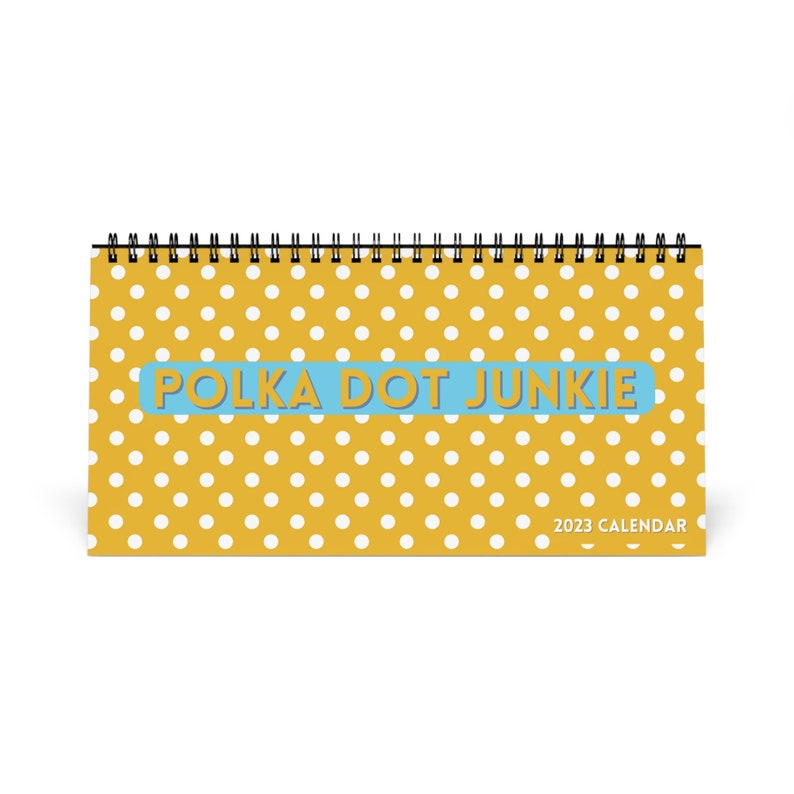 2023 Calendar 2025 Calendar Polka Dot Gift Polka Dot Etsy