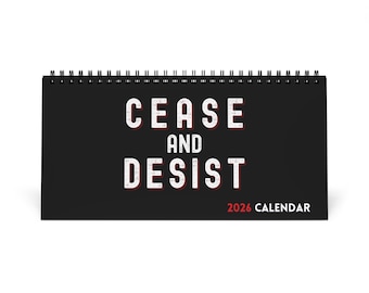 Anpassad advokatpresent, advokatpresent till man, kalender 2026, roliga citat, skrivbordskalender, presenter till henne, advokatpresent