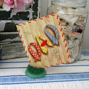 Vintage Greeting Card - To Our Dad on Father&#39;s Day - Neck Ties Spells DAD - Unused circa 1950&#39;s