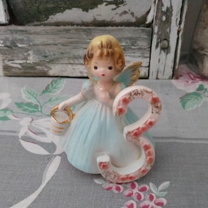 1950s Josef Originals Birthday Angel Girl Figurine #3 Japan