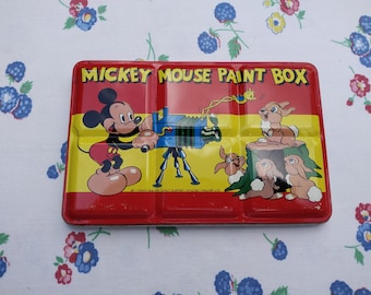 ♥ WALT DISNEY'S Mickey Mouse PAINT BOX ♥ ♥ WALT DISNEY'S Mickey Mouse PAINT BOX ♥ Mickey Mouse
