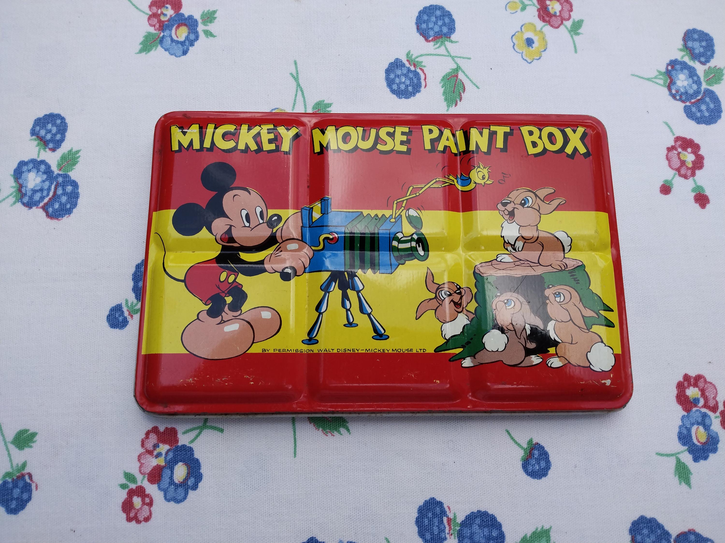 Mickey Paint Box - Etsy