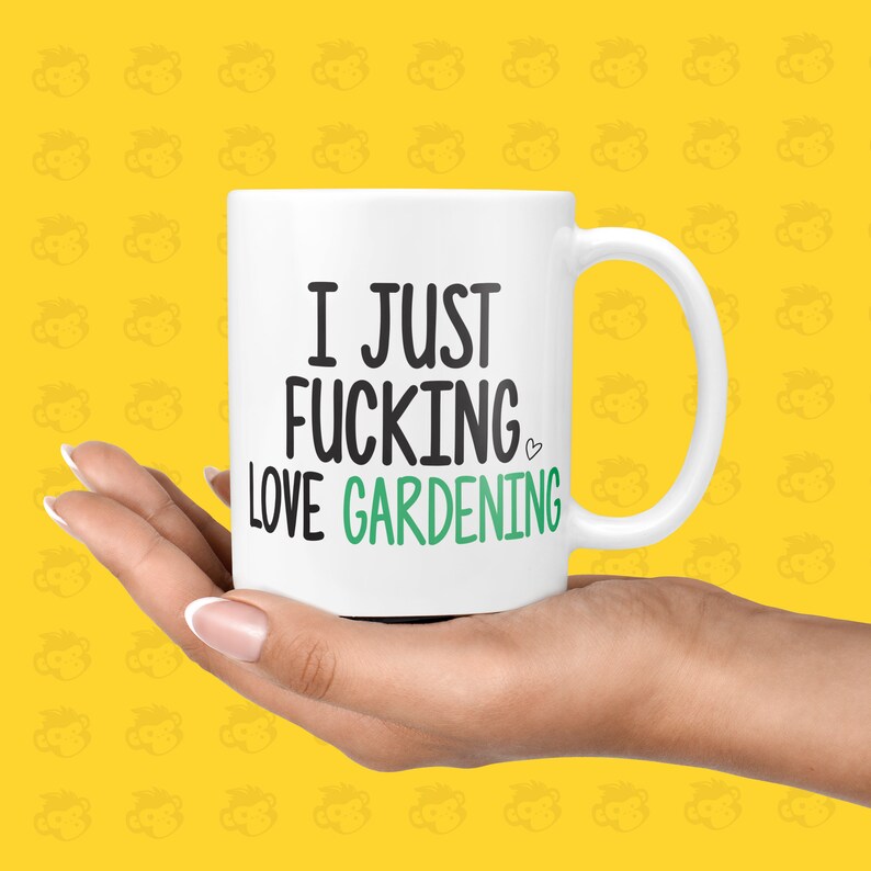 I Just Fucking Love Gardening Gift Mug - Funny & Rude Presents for Gardeners, Birthday Gifts, Hobbies, Garden Husband Wife | TH-LOVE-GARDEN 