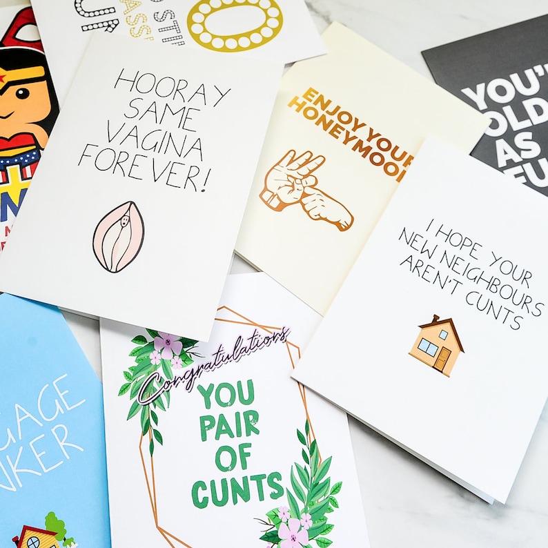 Funny & Rude Birthday Card For Girlfriend - I've Seen Your Fanny - Lesbian Birthday Cards - Wife Birthday Card - TH-016 image 4