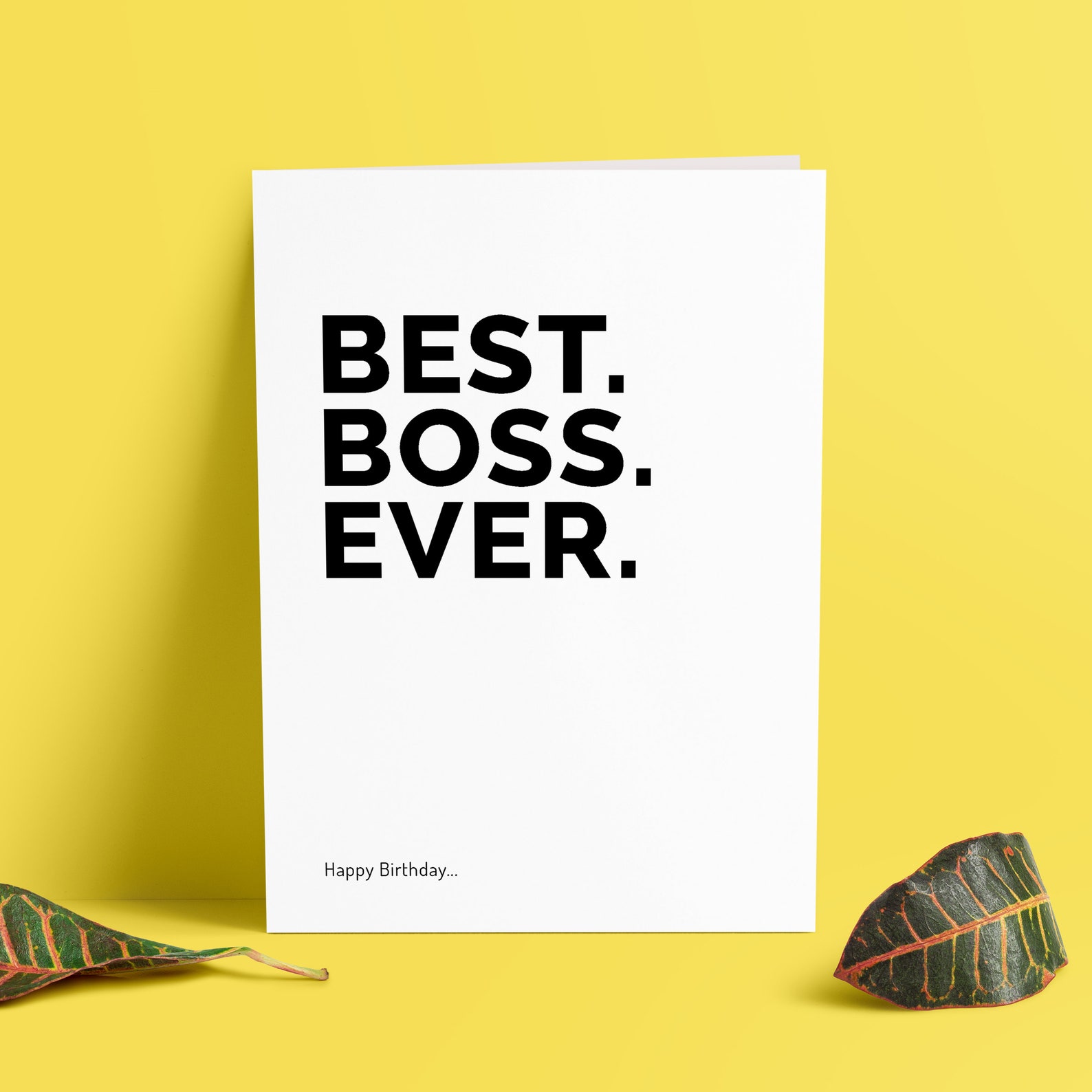 Funny Boss Birthday Cards Best. Boss. Ever. Boss Birthday - Etsy UK