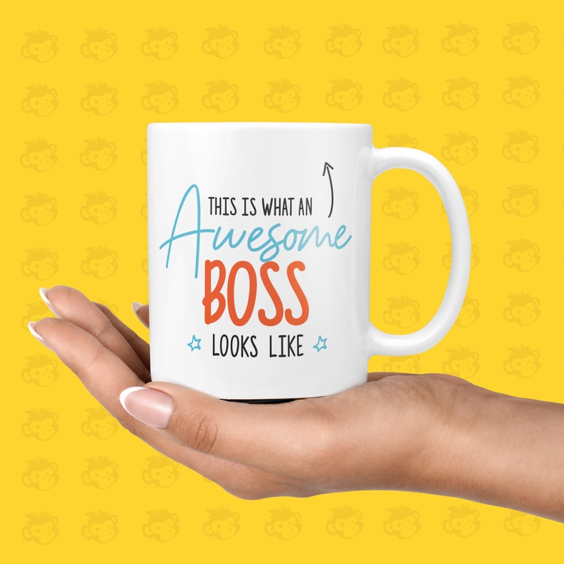 Funny & Awesome Thank You Gift Mug for Bosses New Job, Boss Mugs, Office Present, Director, Secret Santa TH-AWE-LOOK-Boss image 1
