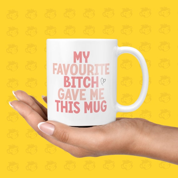 Funny & Rude Bestfriend Gift Mug - Bestie Birthday, Friend Presents, Office Cups, Work Mugs, BFF, Thank You for Her, Girly Gifts, Bitch