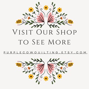 visit our shop to see more at purplecowquilting.etsy.com
