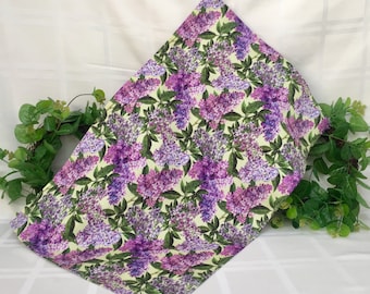 Lilacs Flowers Botanical Handmade Decorative Kitchen Towel, Gift for Gardener, Teacher Gift, Best Friend Gift, Housewarming New Home Gift