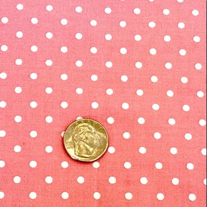 Timeless Treasures Dot Pink & White | Quilting Fabric | Sewing Fabric | Crafting | Quilting Cotton | Nursery Fabric |  Easter Fabric