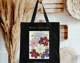 Persönliches Geschenk für Gartenliebhaber: Vintage-Taschen mit Blumenmuster für Gärtner – Individuell gestaltete Geschenktasche zum Muttertag