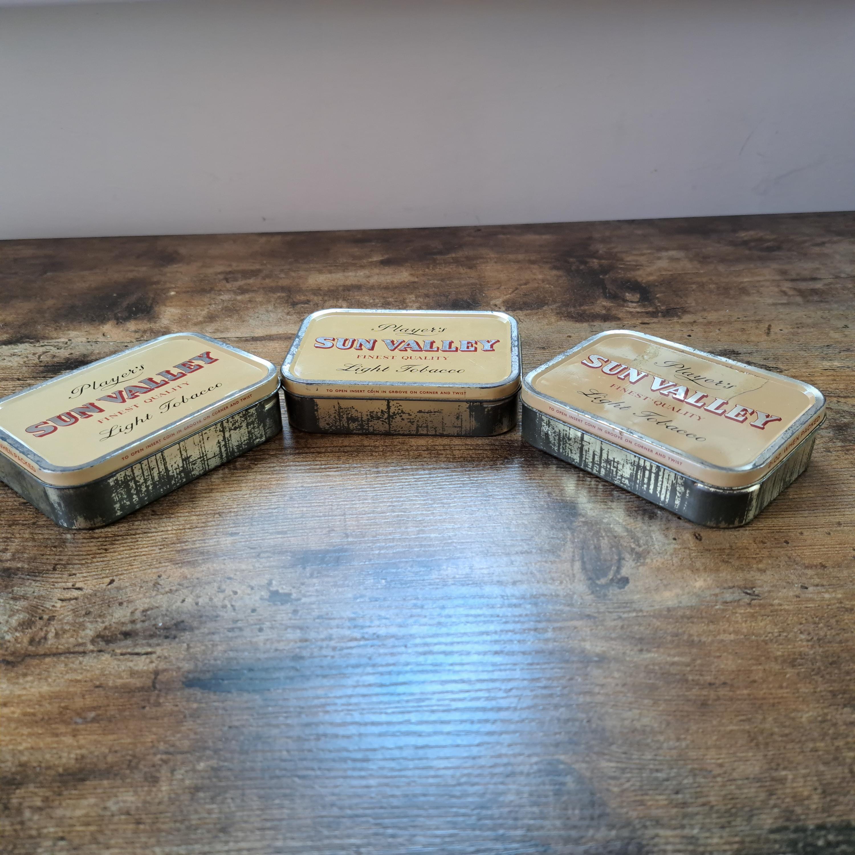 sun valley tobacco tin Vintage Players Sun Valley Tobacco Tins