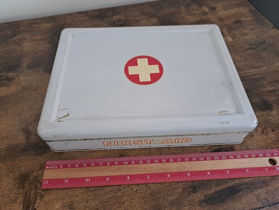 What should be kept in a first aid box deals