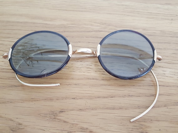 Occhiali da sole dorati bakelite antichi occhiali vintage